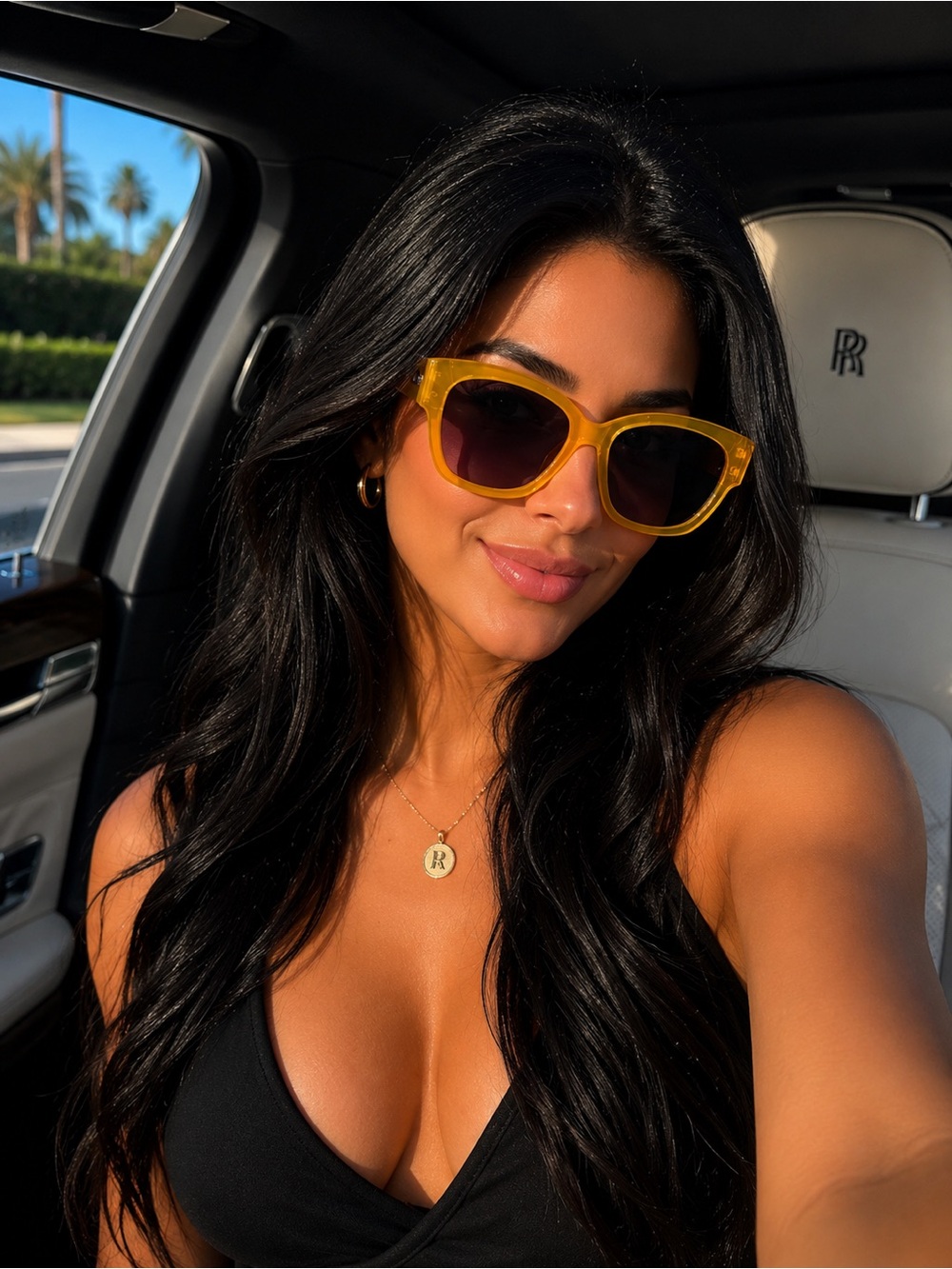 Yellow Square Sunglasses for Women - Fashionable Summer Shades